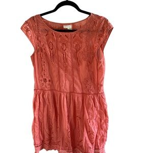 Anthropology Meadow Rue lacy dress